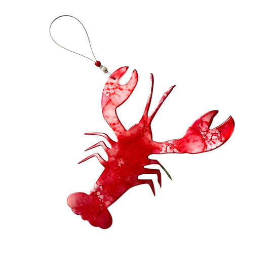 Aluminum Can Ornament - Lobster