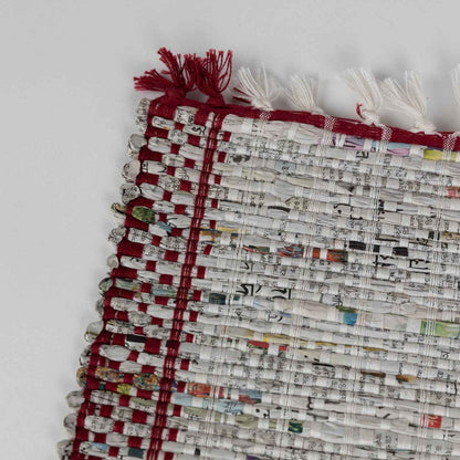 Newspaper Eco News Woven Table Runner