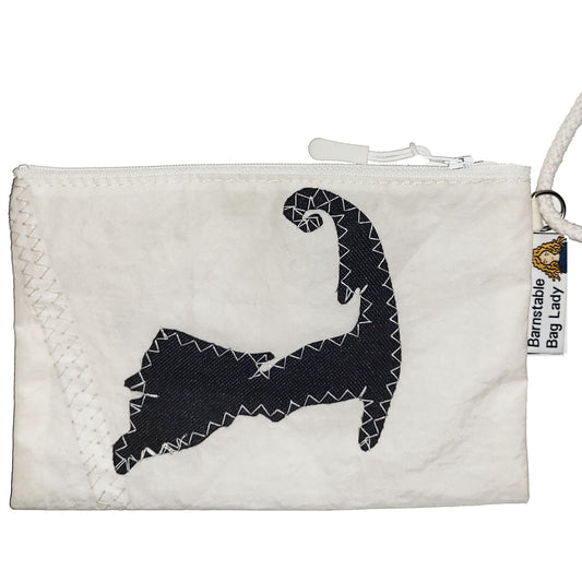 Sailcloth Wristlet - Black Cape Cod