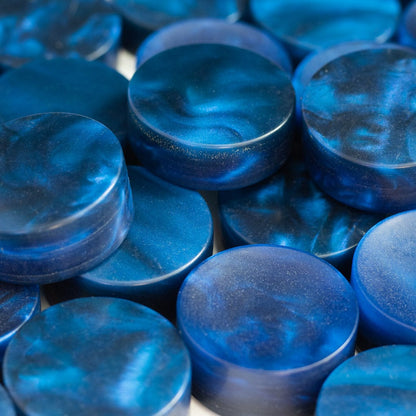 Bowlerite Worry Stone - Sharon (metallic blue)