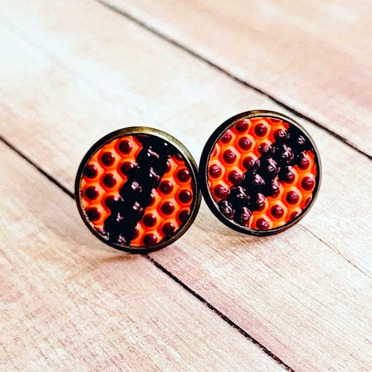 Sports Ball Stud Earrings