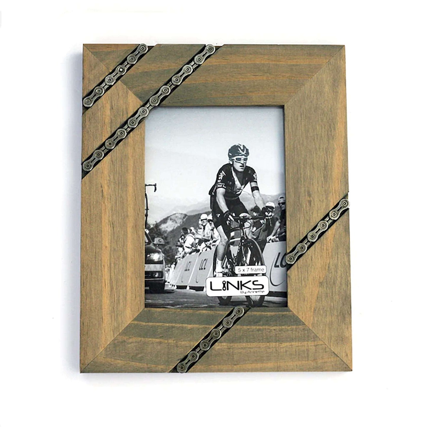 Bike Chain Diagonal 5" x 7" Frame