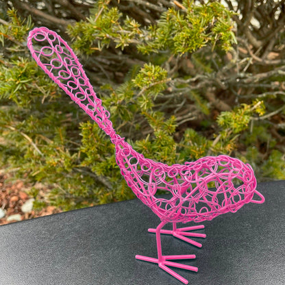 Recycled Wire Bird