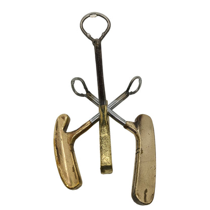 Golf Club Bottle Opener - Brass Putter