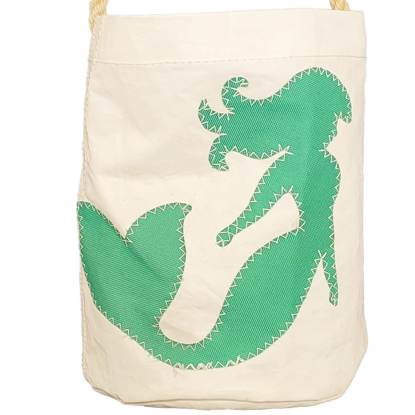 Sailcloth Bucket Bag - Green Mermaid