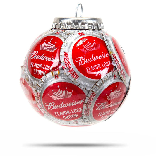 Bottle Cap Ornament - Budweiser