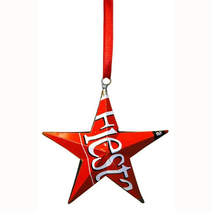 Steel Can Ornament - Star