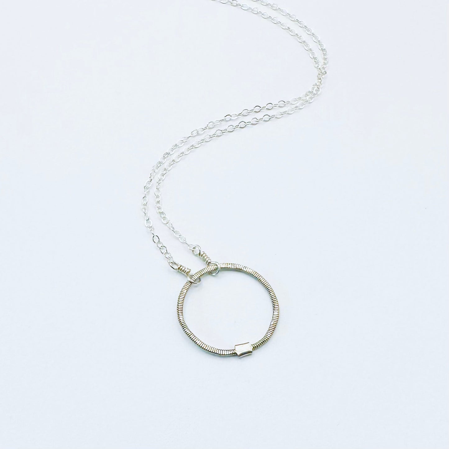 Guitar String Circle Necklace