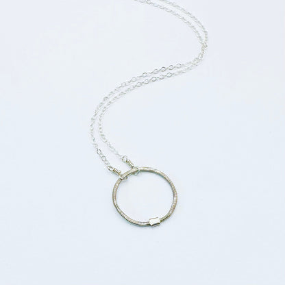 Guitar String Circle Necklace