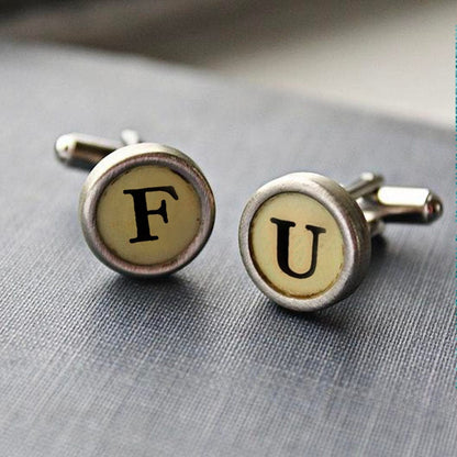 Typewriter Key Cufflinks