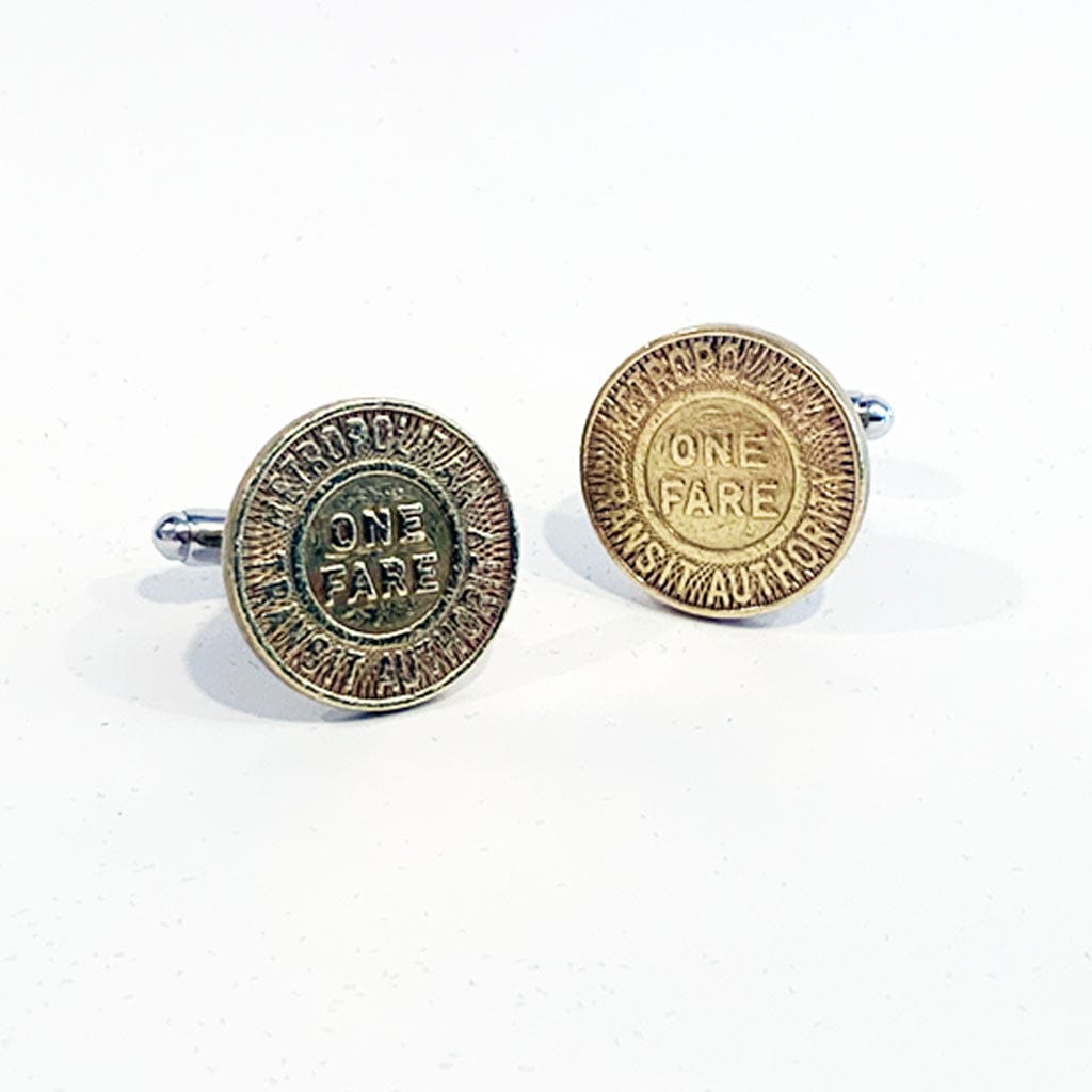 Boston Subway Token Cufflinks