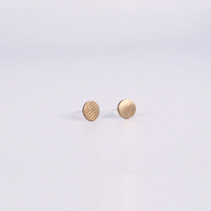 Cymbal Stud Earrings