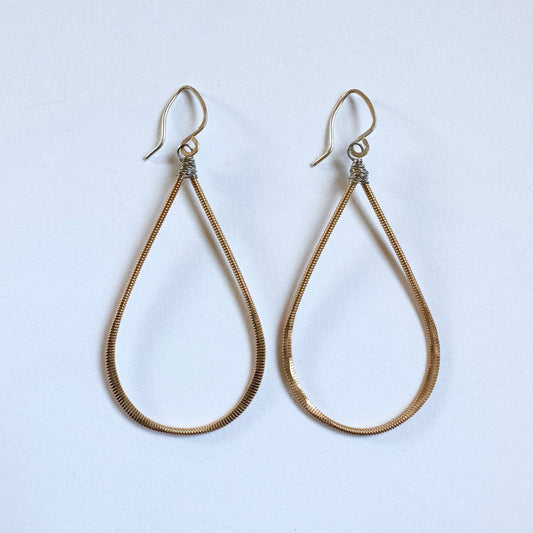 Guitar String Drop Earrings