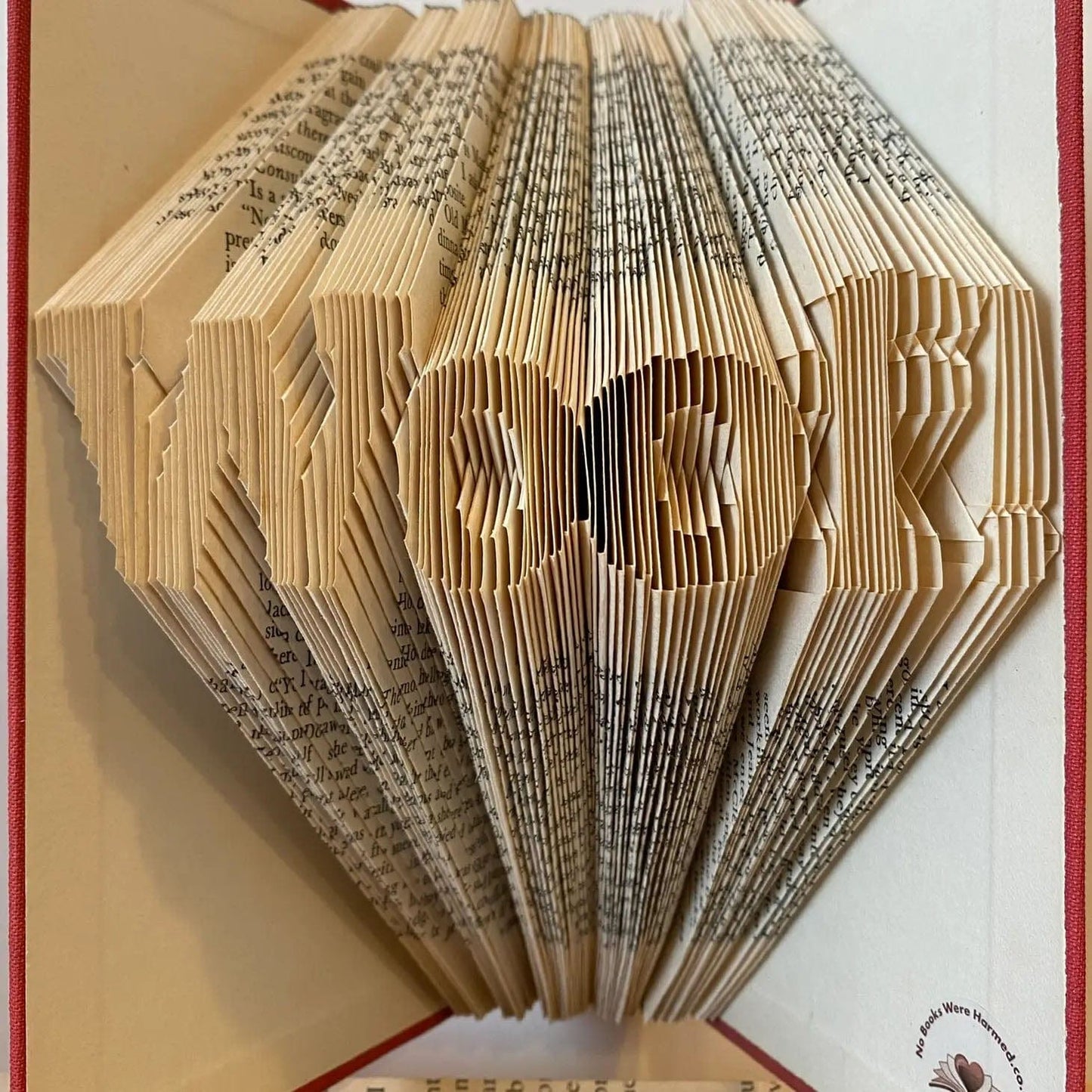 Folded Book Art - Woof!