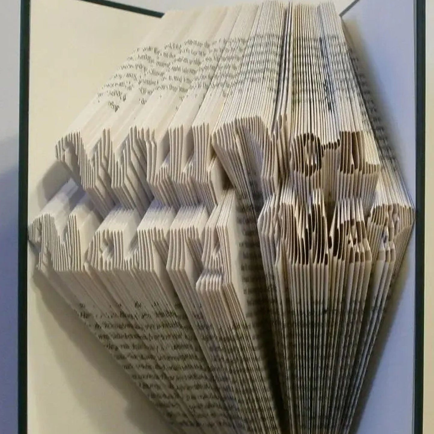 Folded Book Art - Proposal