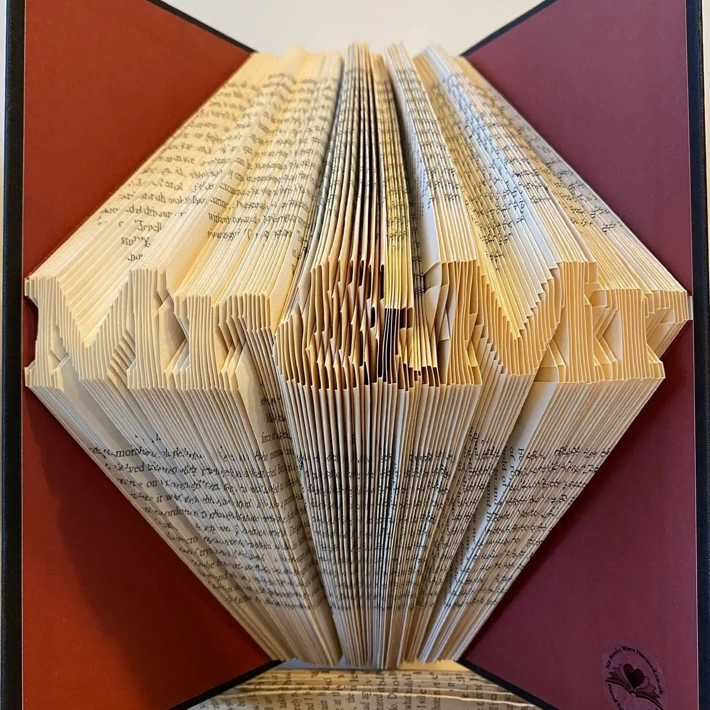 Folded Book Art - Mr&Mr