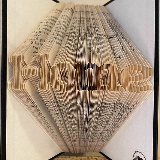 Folded Book Art - Home Mini