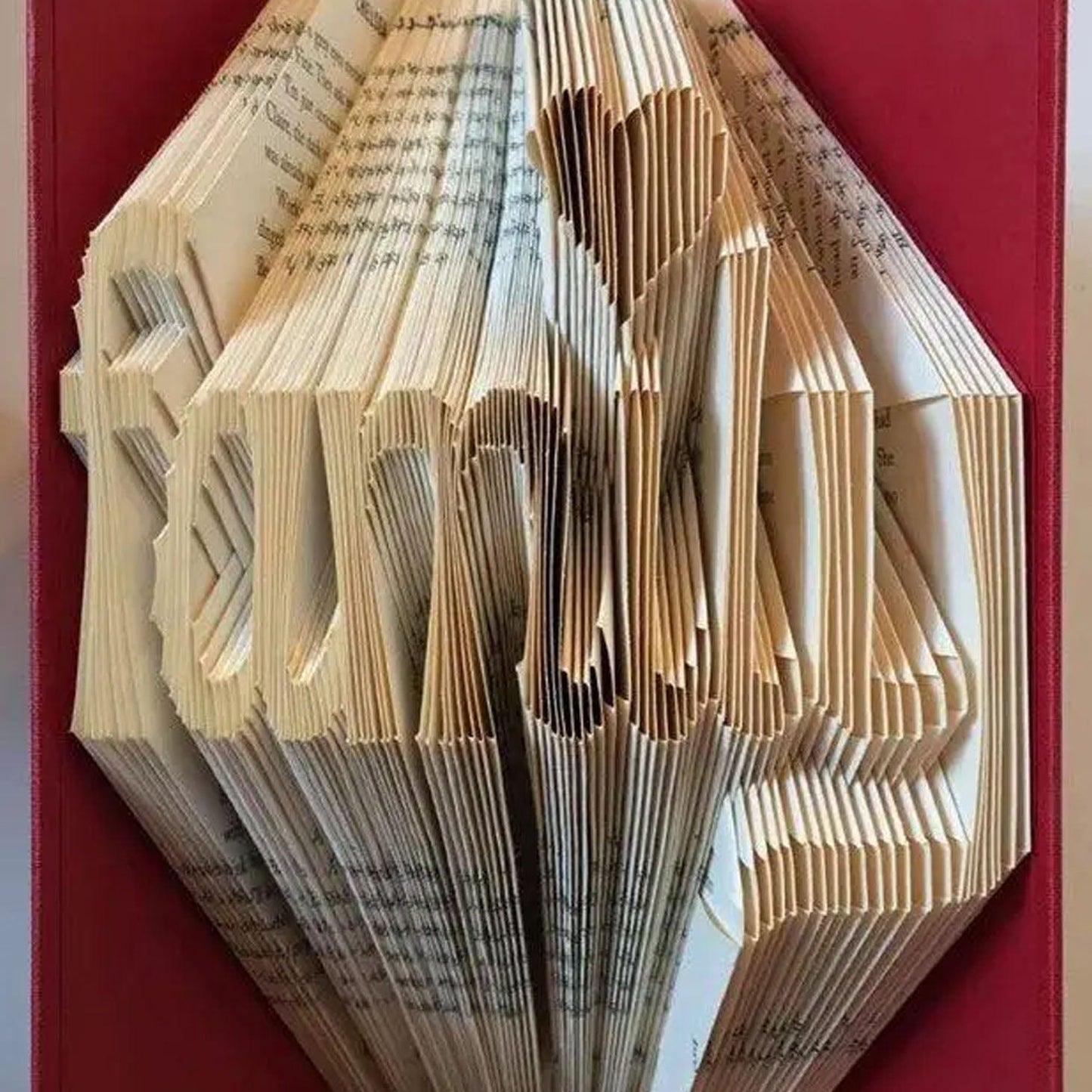 Folded Book Art - Family