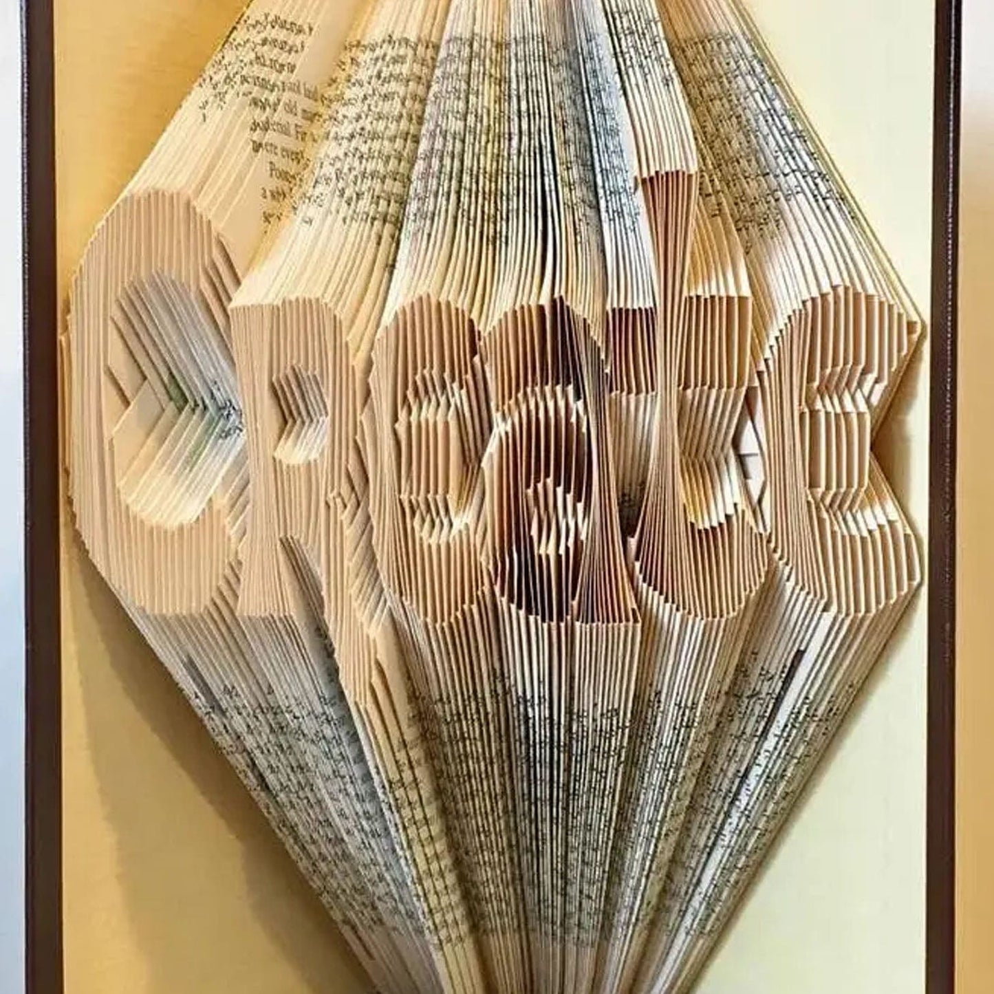 Folded Book Art - Create