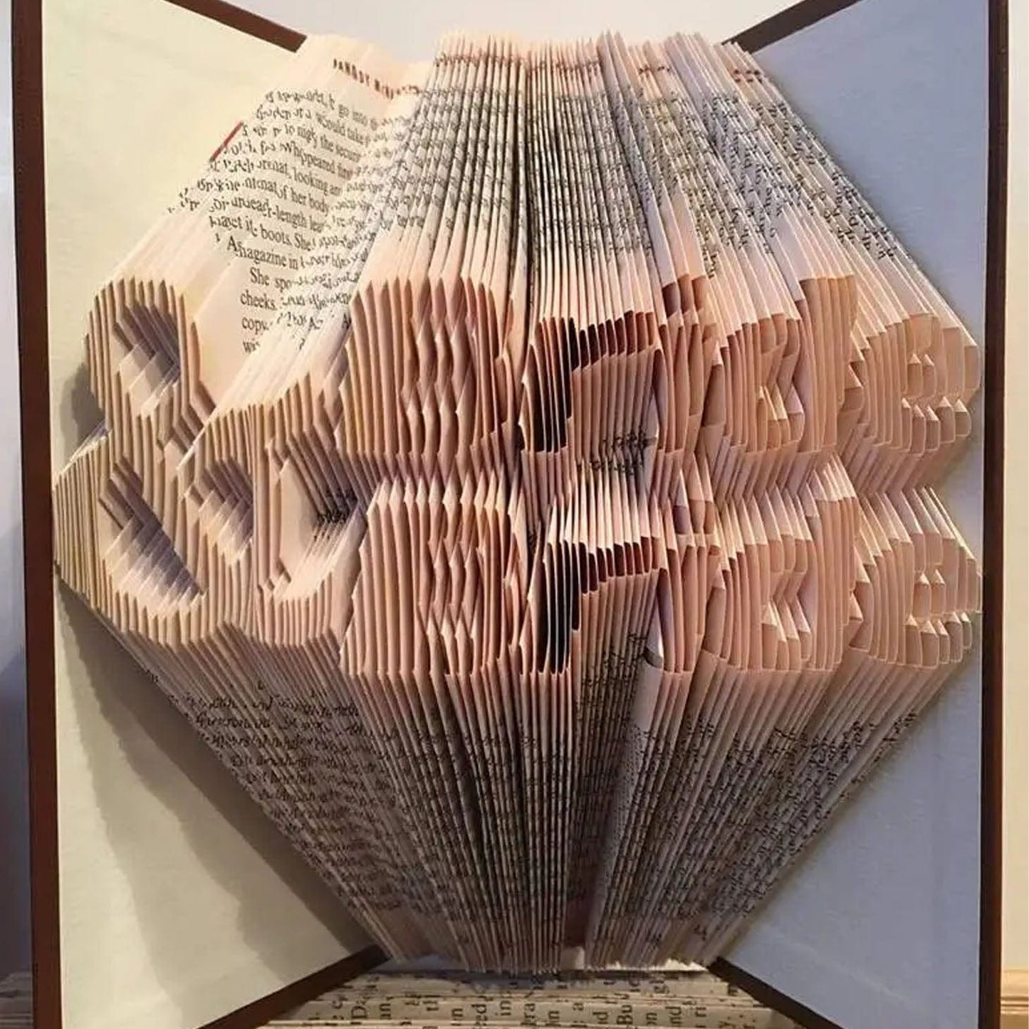 Folded Book Art - Bride & Bride
