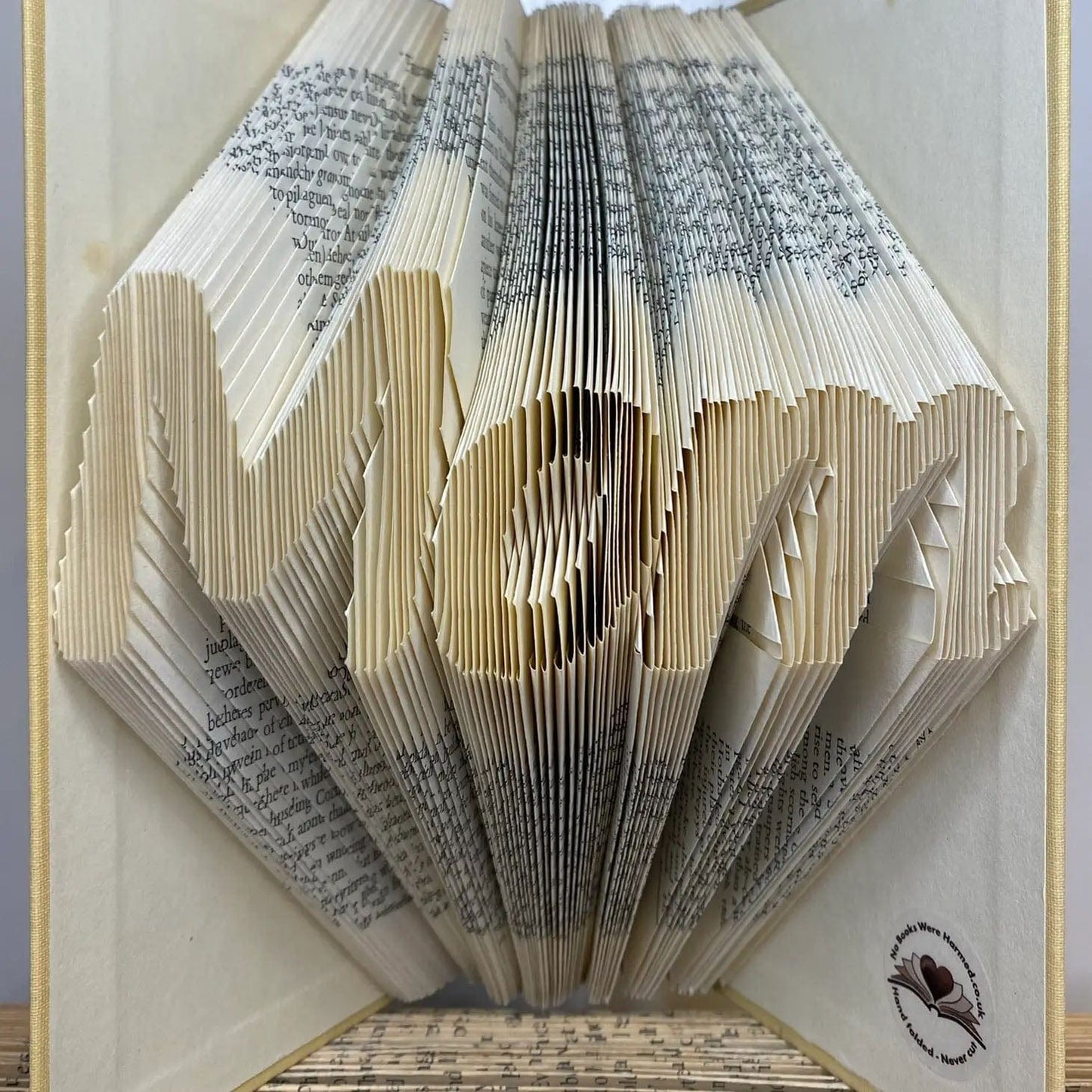 Folded Book Art - Mom 1