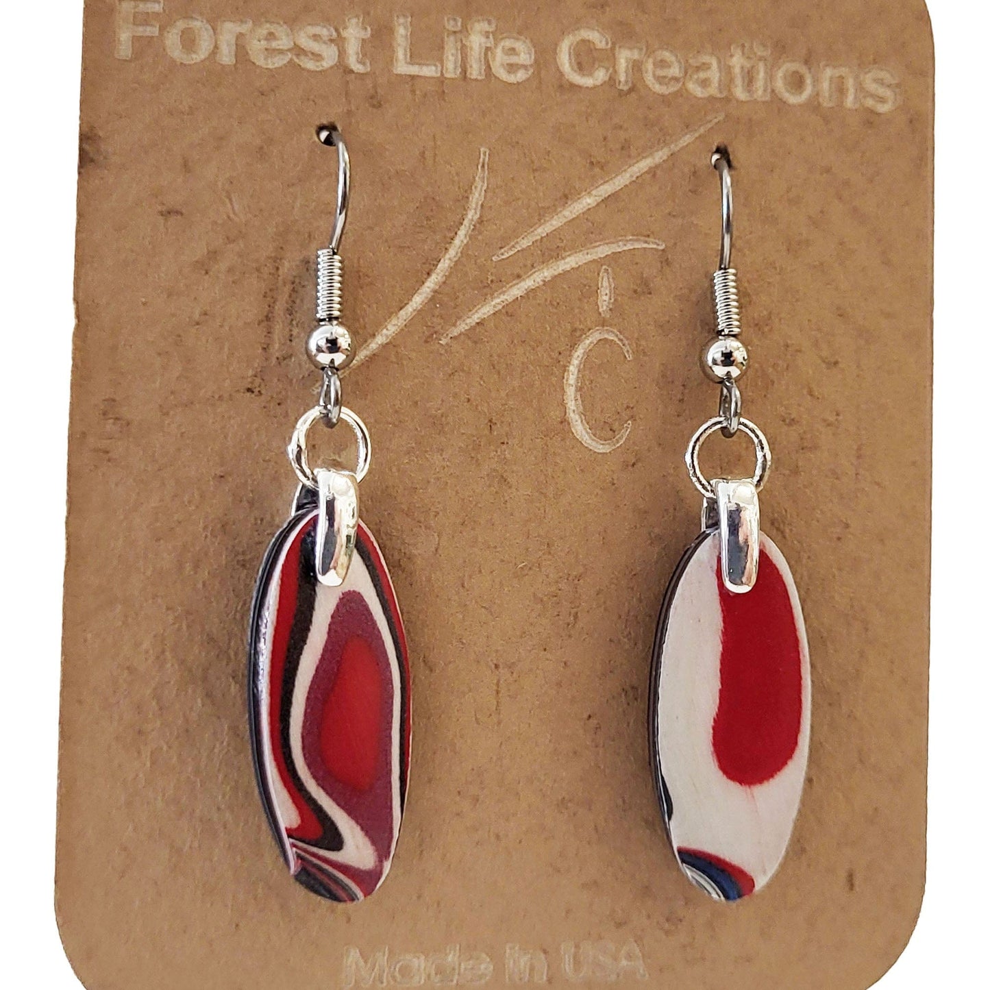 Fordite Earrings