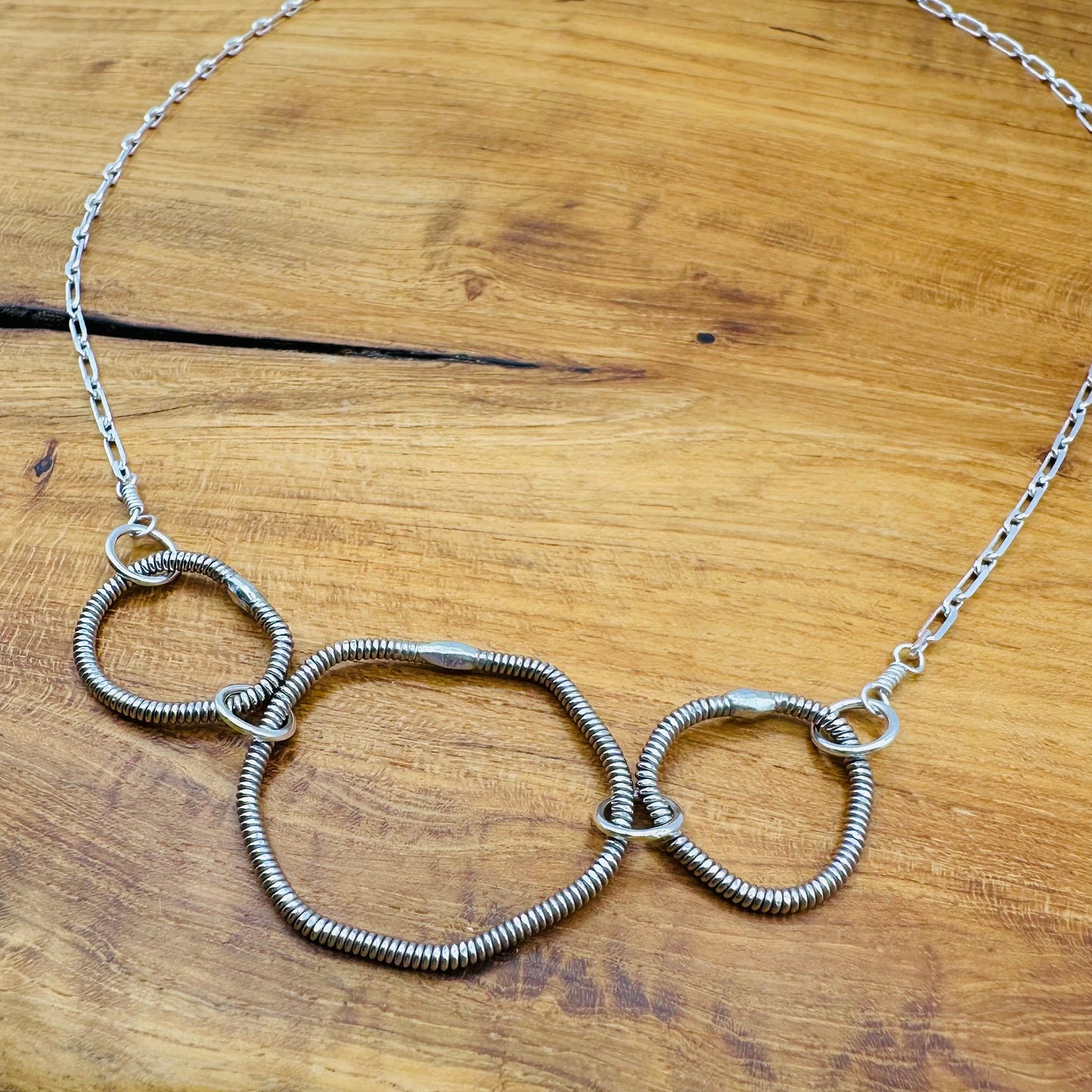 Bass String Asymmetric Necklace