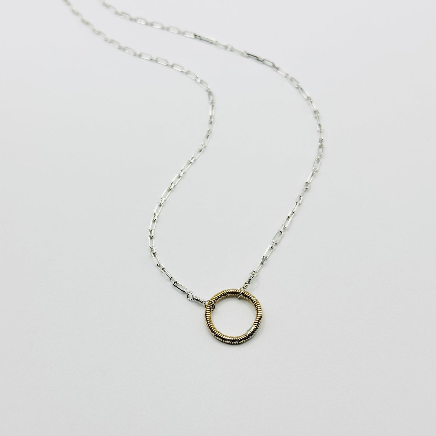 Guitar String Circle Necklace