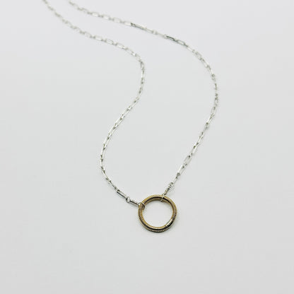 Guitar String Circle Necklace