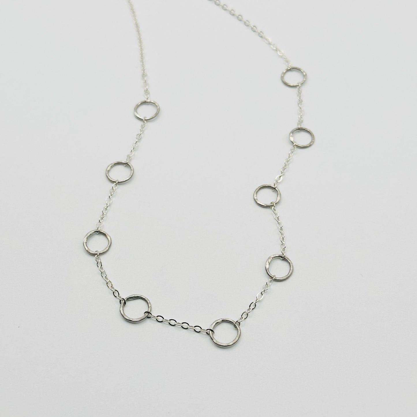 Guitar String Mini Circles Necklace