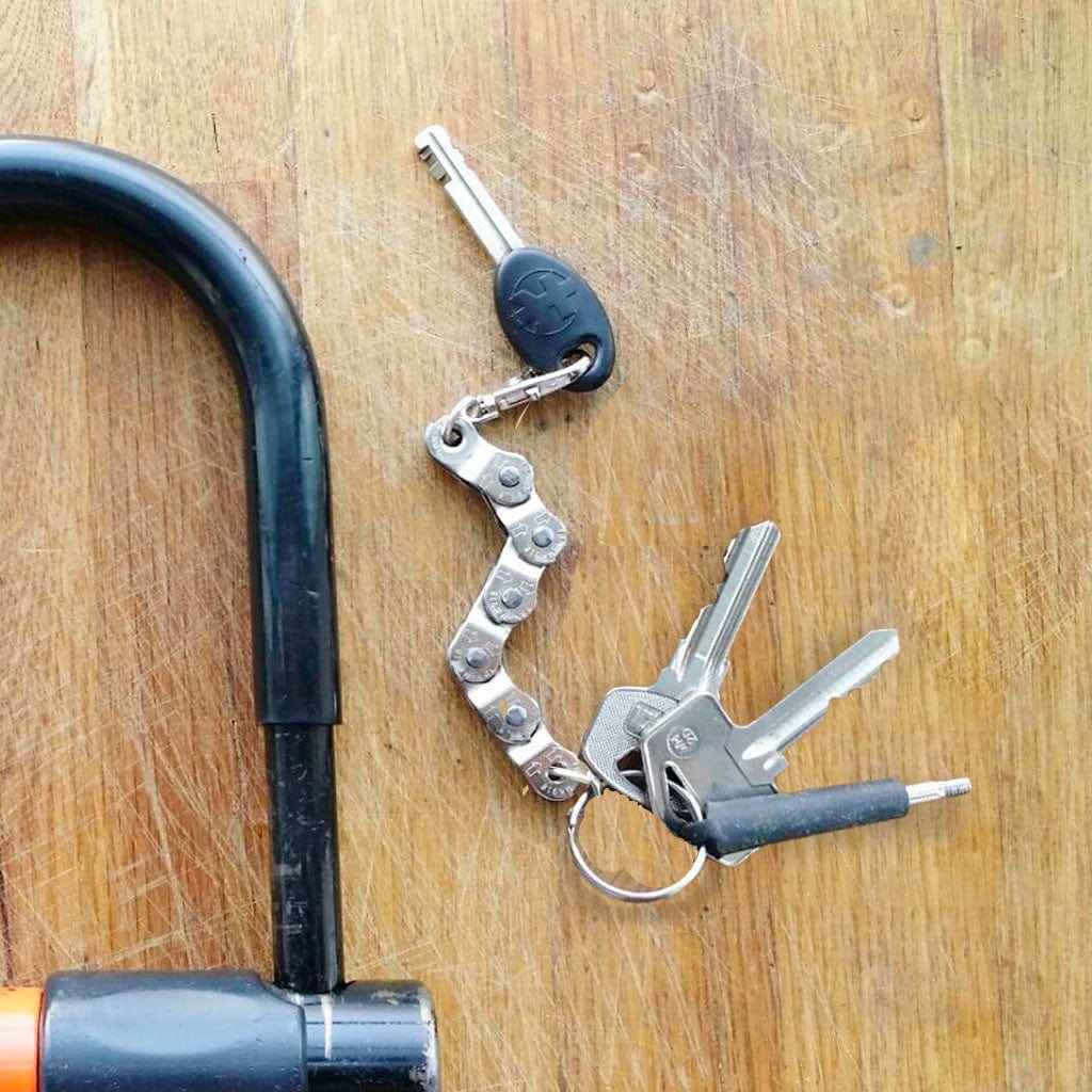 Bike Chain Row Keychain