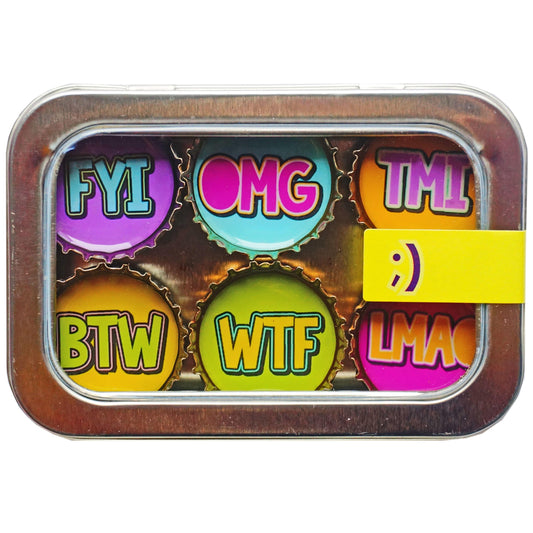 Bottle Cap Magnets - ;) Wink