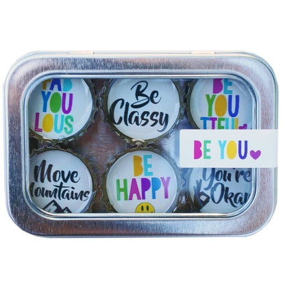 Bottle Cap Magnets - Be You