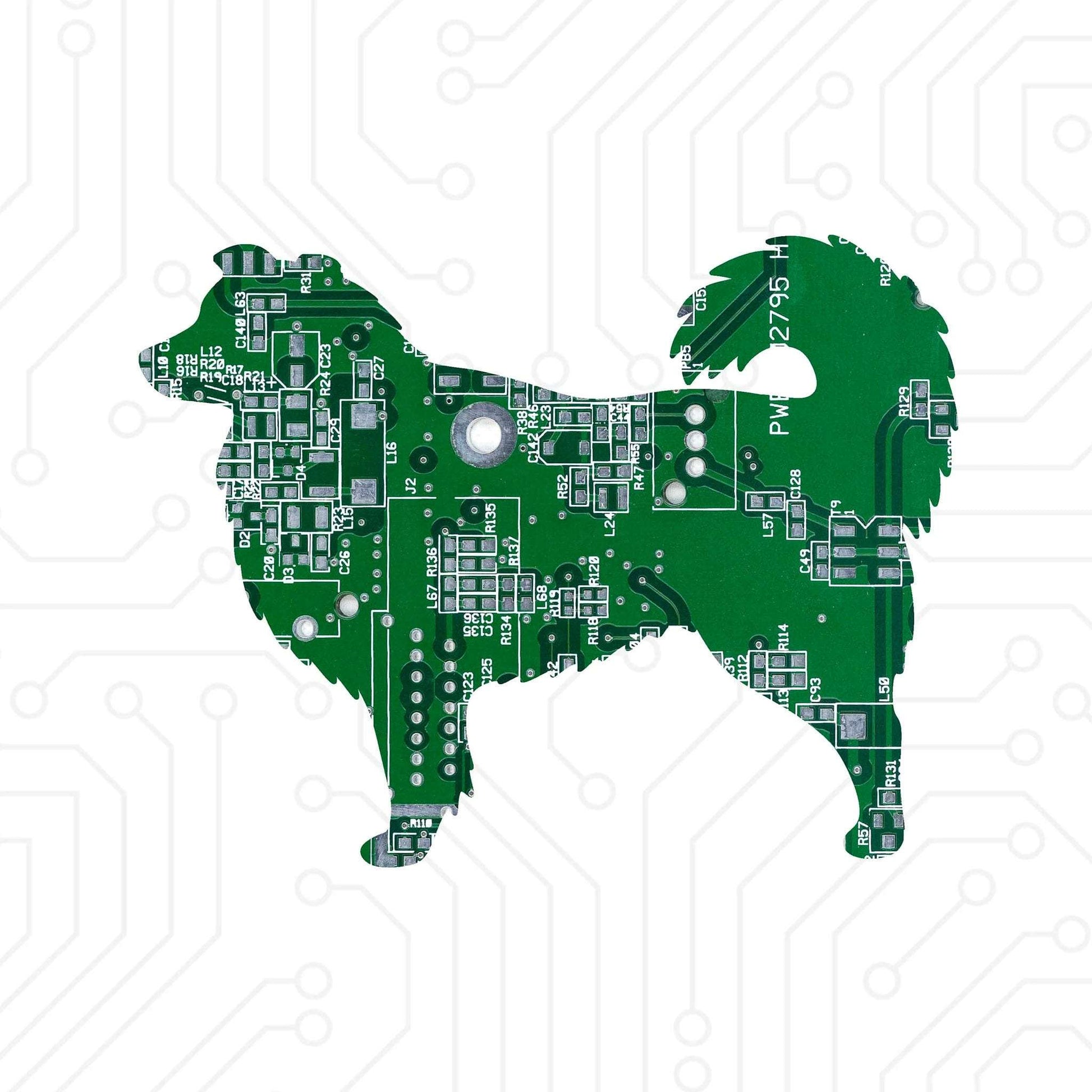 Circuit Board Dog Magnet