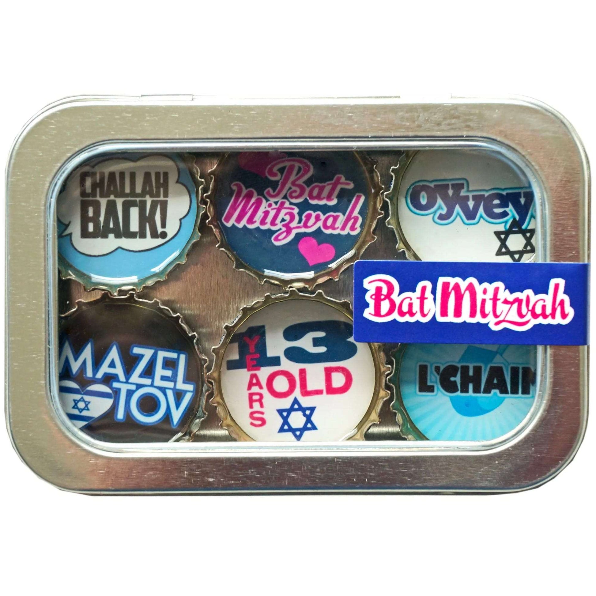 Bottle Cap Magnets - Bat Mitzvah