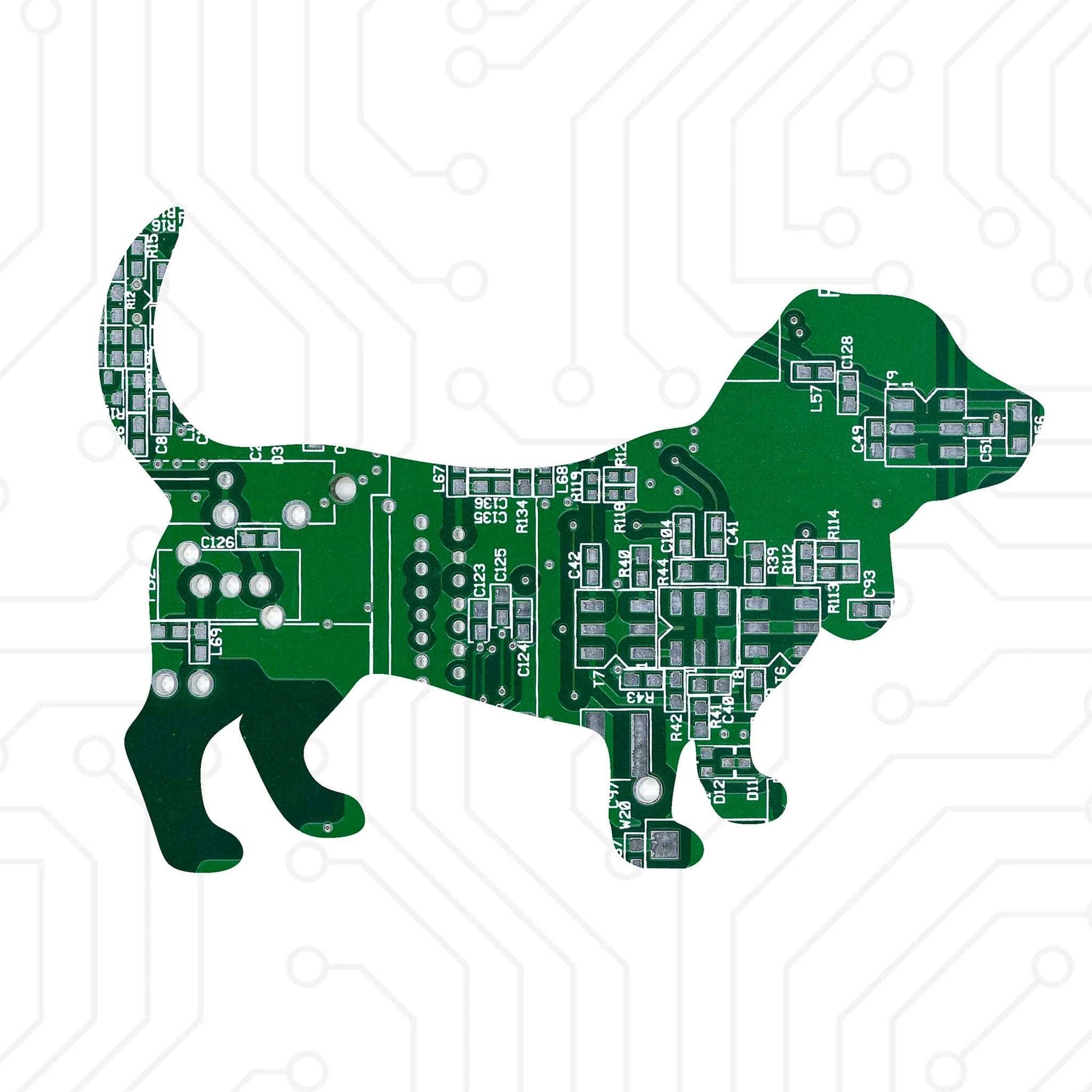 Circuit Board Dog Magnet