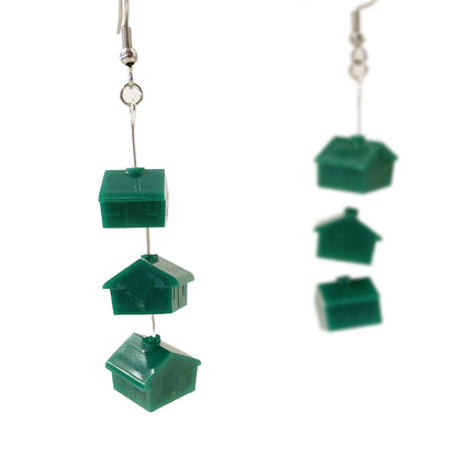 Board Game Earrings - Monopoly