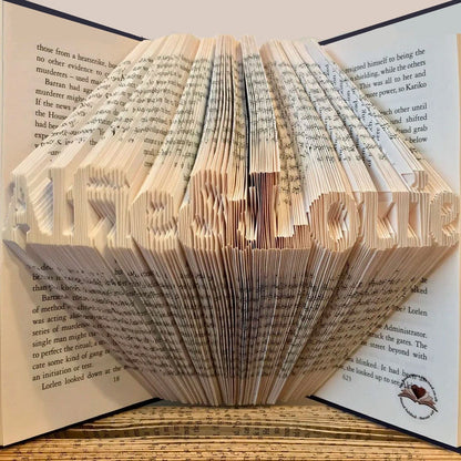 Folded Book Art - CUSTOM ORDER