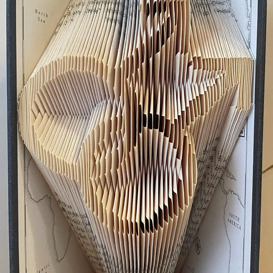 Folded Book Art - ⚣ (Double Mars)