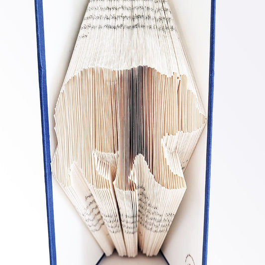 Folded Book Art - Bear