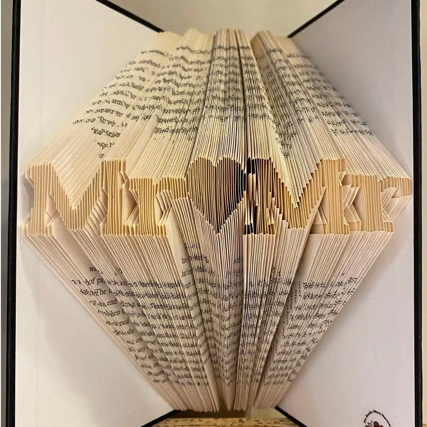 Folded Book Art - Mr♥Mr