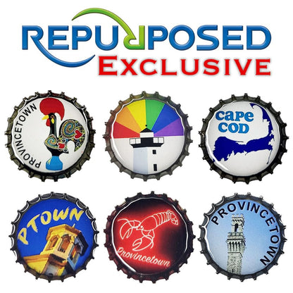 Bottle Cap Magnet - Provincetown (Single)