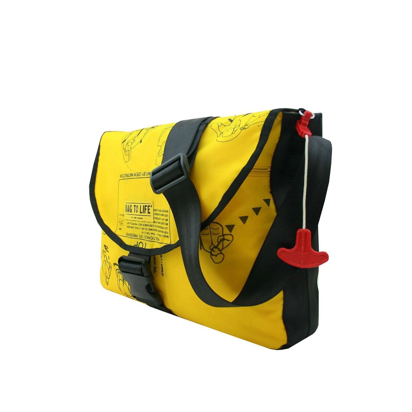 Life Jacket Runway Messenger Bag