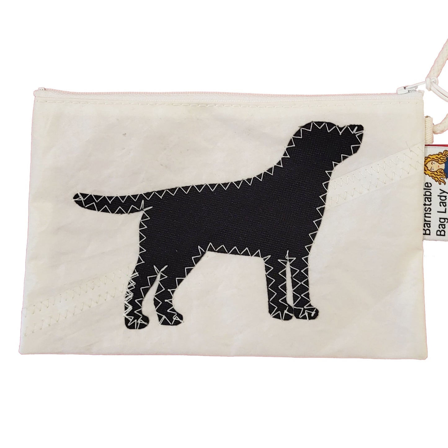 Sailcloth Wristlet - Black Labrador 2