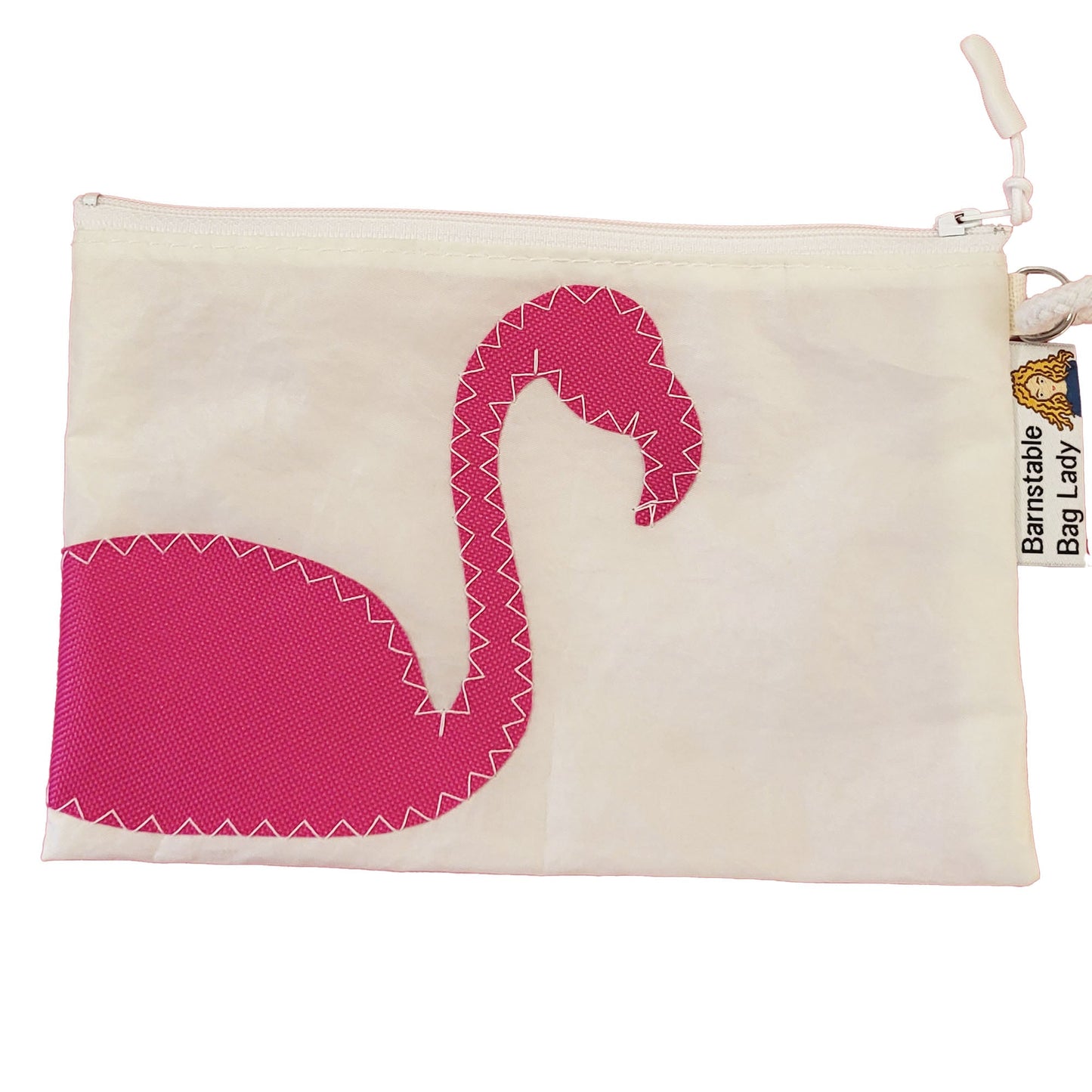 Sailcloth Wristlet - Pink Flamingo