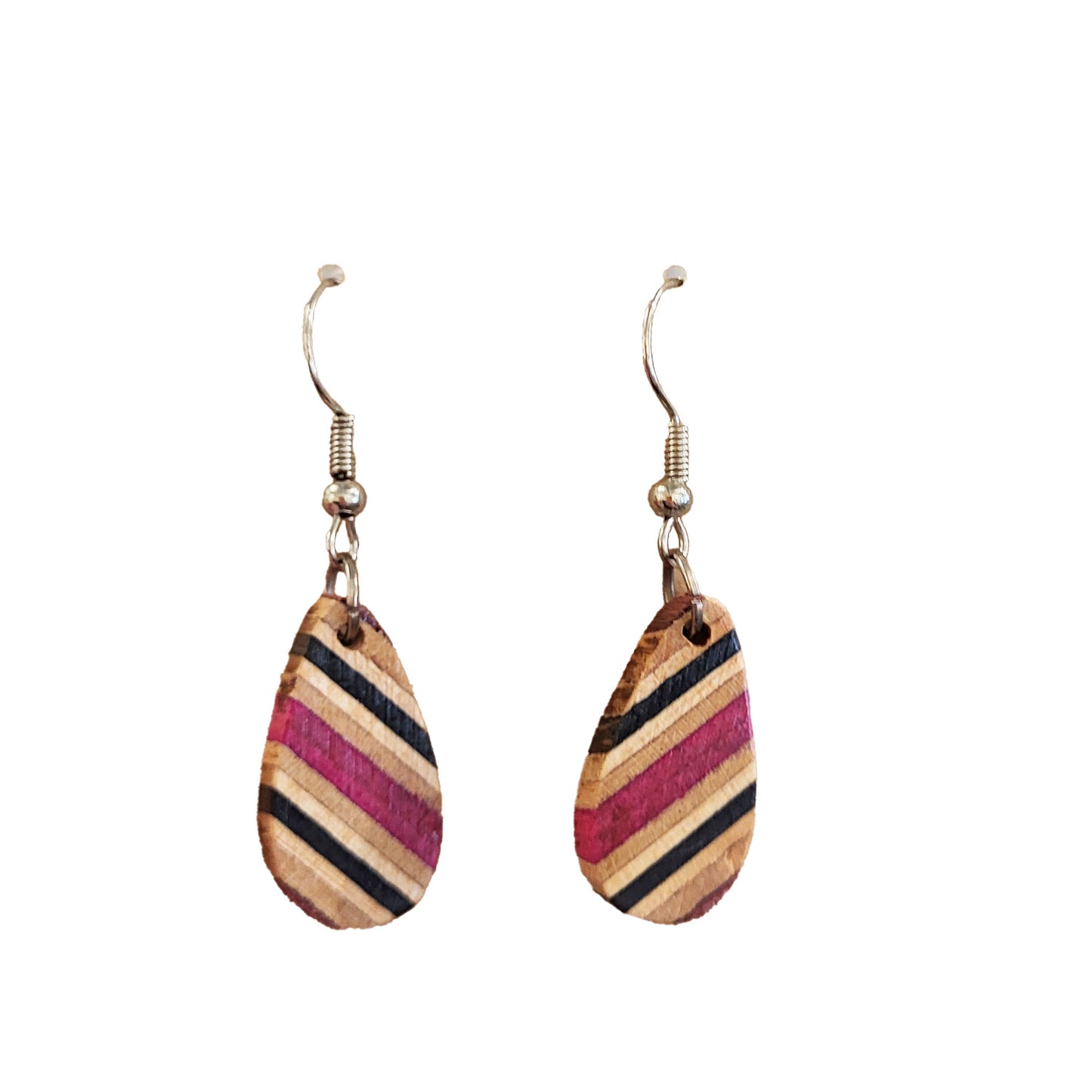 Skateboard Dangle Earrings - Teardrop