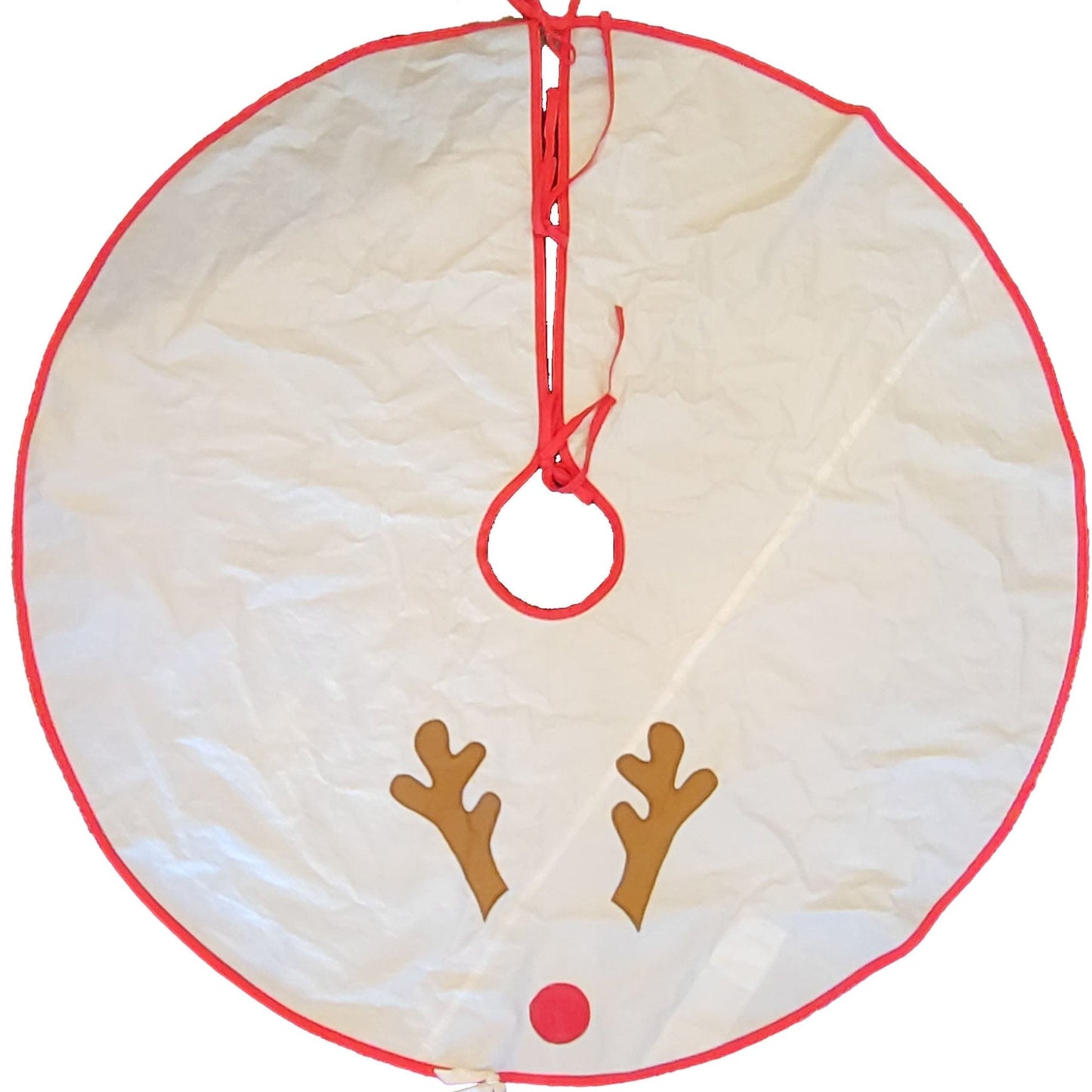 Boat Sail Christmas Tree Skirt - Rudolph