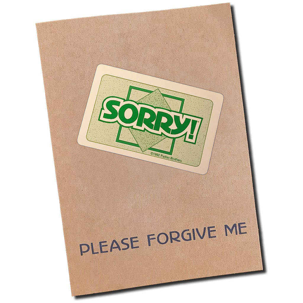 Game Card Greeting Cards - Sorry