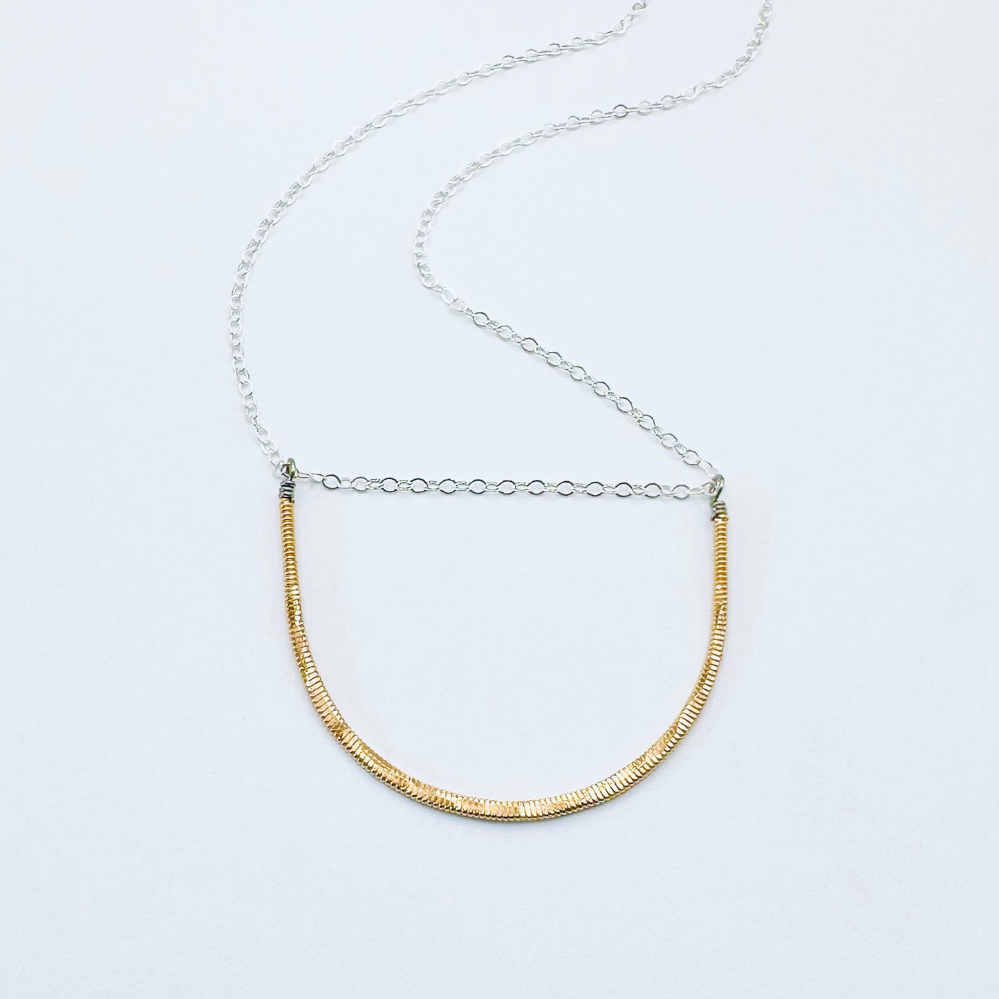 Guitar String U-Shape Necklace