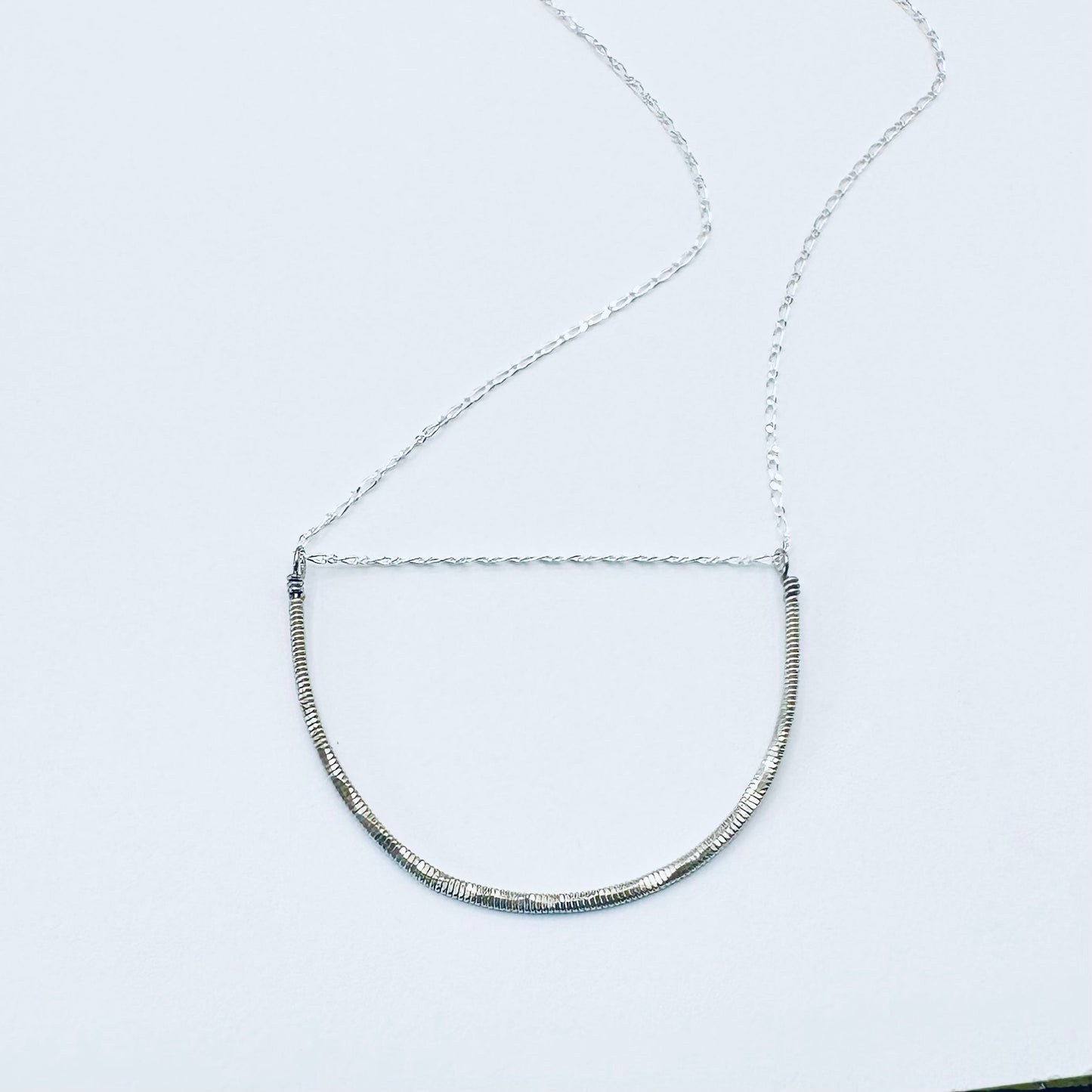 Guitar String U-Shape Necklace